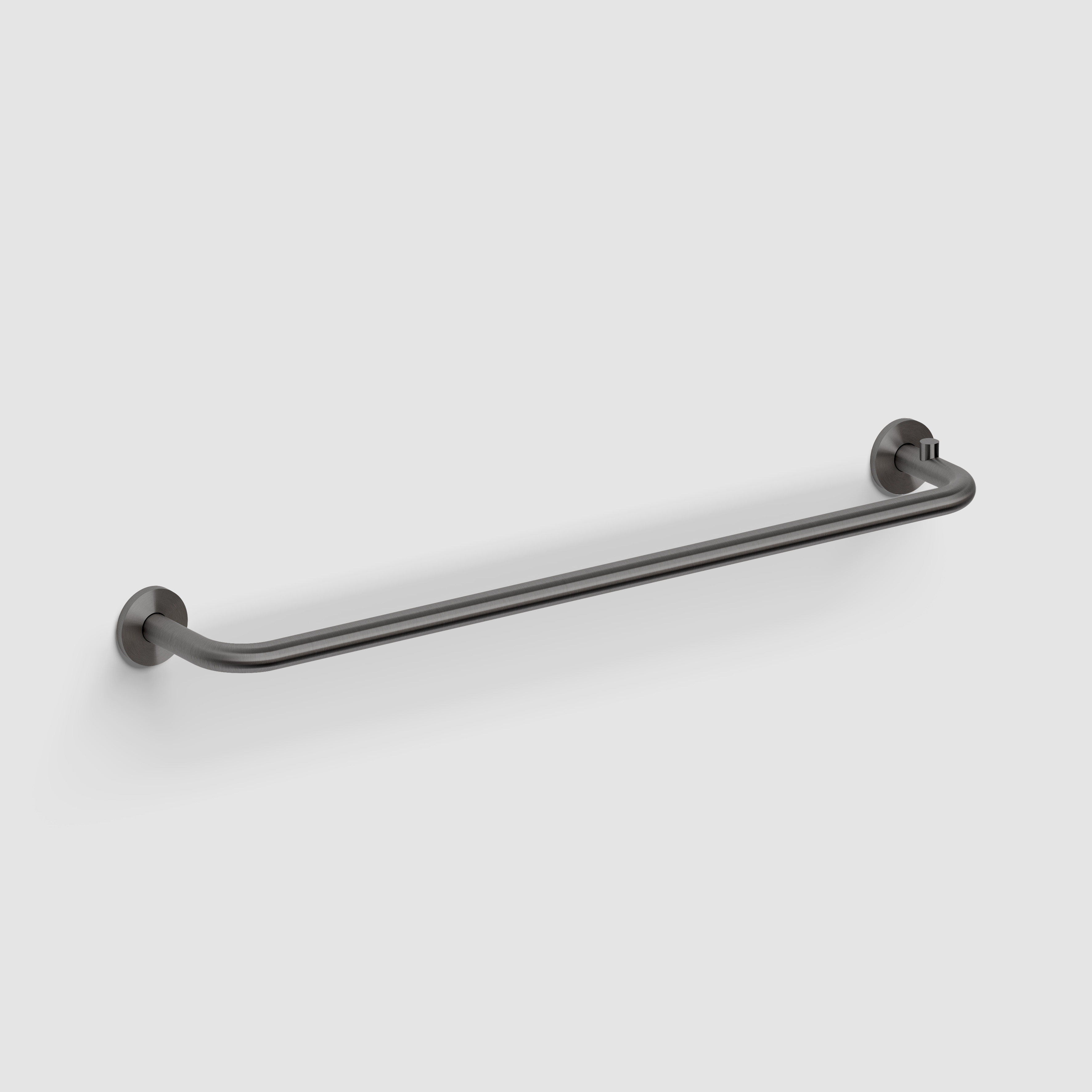 Clou Kaldur handdoekrek 45 cm, gunmetal geborsteld PVD